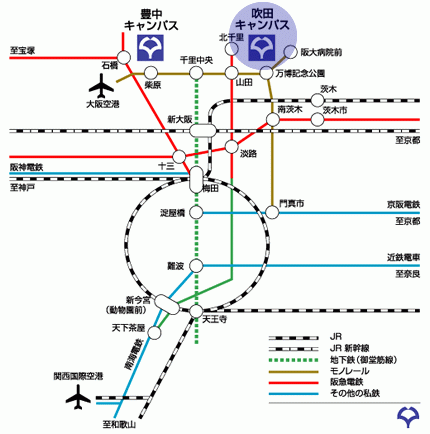 鉄道路線図